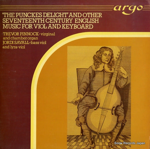 PINNOCK, TREVOR seventeenth century english music for viol and keyboard ZK37