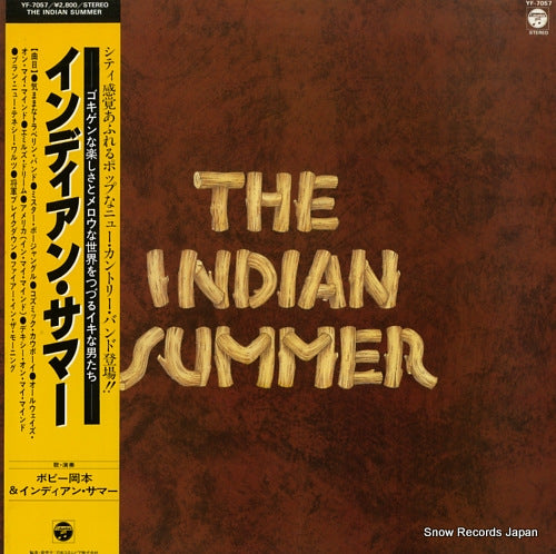OKAMOTO, BOBBY, AND INDIAN SUMMER the indian summer YF-7057