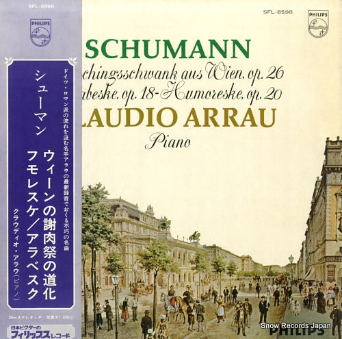 ARRAU, CLAUDIO schumann; faschingsschwank aus wien op.26 SFL-8598