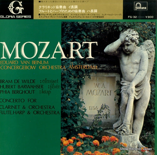 WILDE, BLAM DE mozart; concerto for clarinet and orchestra in a major k.622 FG-32