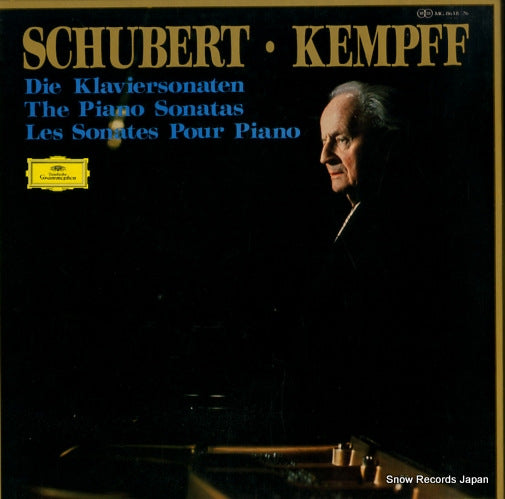 KEMPFF, WILHELM schubert; the piano sonatas MG8618/26