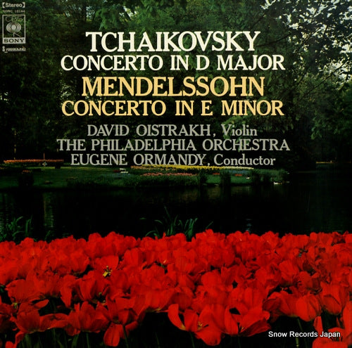 OISTRAKH, DAVID tchaikovsky / mendelssohn; concerto for violin and orchestra SONC10144