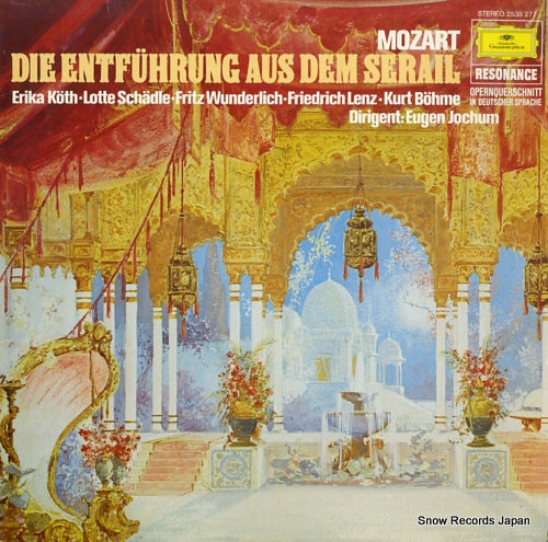 JOCHUM, EUGEN mozart; die entfuhrung aus dem serail 2535277
