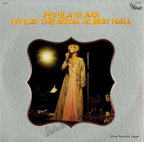 CLARK, PETULA petula clark live at the royal albert hall YX-4045