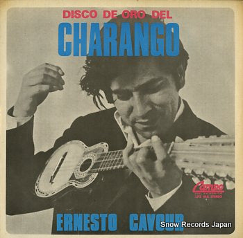 CAVOUR, ERNESTO disco de oro del charango LPS012