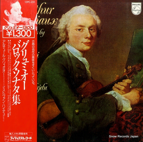 GRUMIAUX, ARTHUR plays sonatas by leclair, veracini, vivaldi, nardini 13PC-251