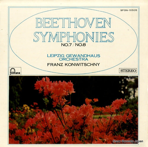KONWITSCHNY, FRANZ beethoven; symphonies nos.7&8 SFON-10505