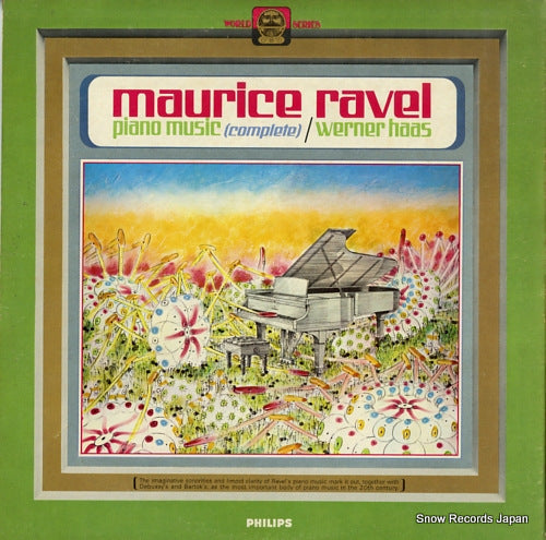 HAAS, WERNER ravel; piano music (complete) PHC2-001