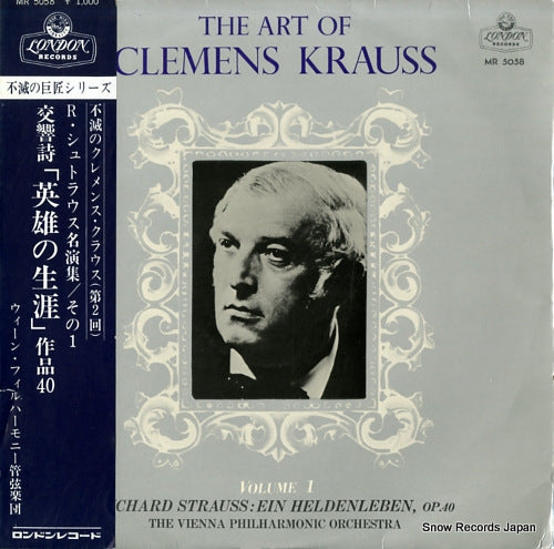 KRAUSS, CLEMENS the art of clemens krauss volume 1 MR5058