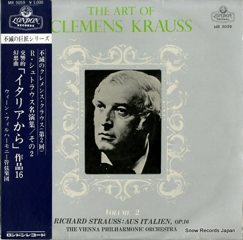 KRAUSS, CLEMENS the art of clemens krauss volume 2 MR5059