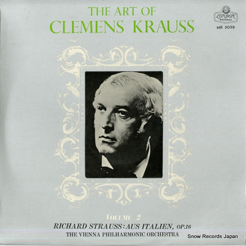 KRAUSS, CLEMENS the art of clemens krauss volume 2 MR5059