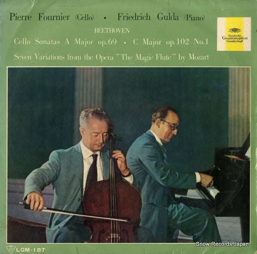 FOURNIER, PIERRE, AND FRIEDRICH GULDA beethoven; cello sonatas a major op.69, c major op.102 no.1 LGM-187