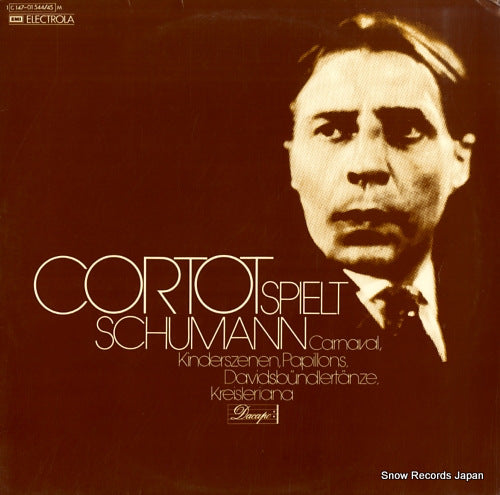CORTOT, ALFRED cortot spielt schumann C147-01544/45
