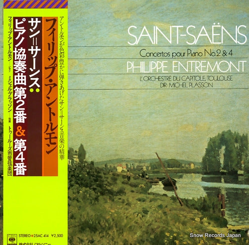 ENTREMONT, PHILIPPE saint-saens; concertos pour piano no.2 & 4 25AC414