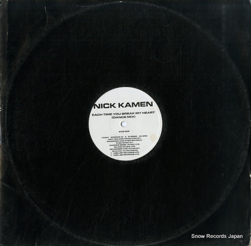 KAMEN, NICK each time you break my heart [dance mix] YZ90T / 248526-0
