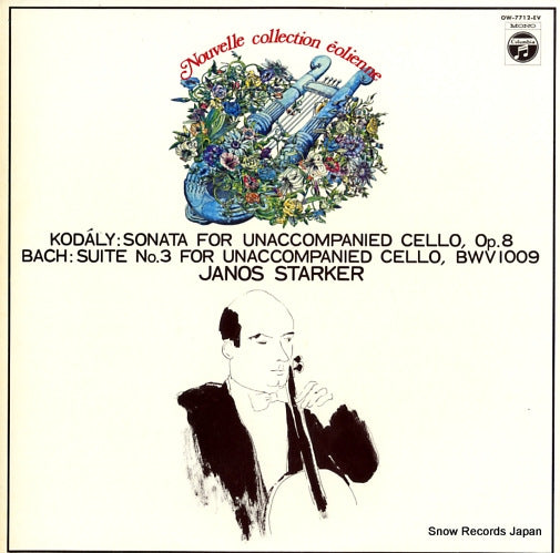 STARKER, JANOS kodaly; sonata for unaccompanied cello, op.8 OW-7712-EV