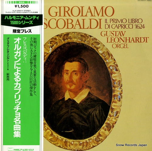LEONHARDT, GUSTAV frescobaldi; il primo libro di capricci 1624 ULS-3364-H