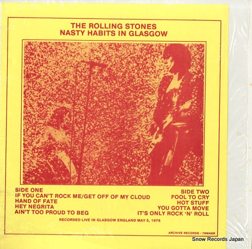 ROLLING STONES, THE nasty habits in glasgow 76NHAR