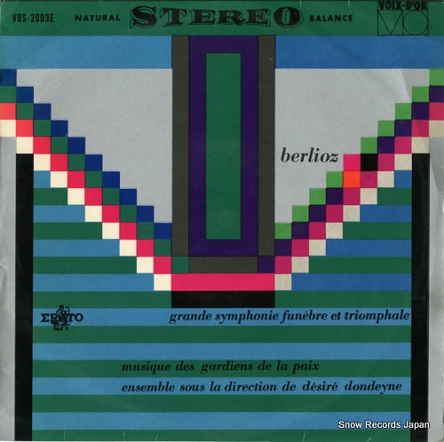DONDEYNE, DESIRE berlioz; grande symphonie funebre et triomphale VOS-2003E