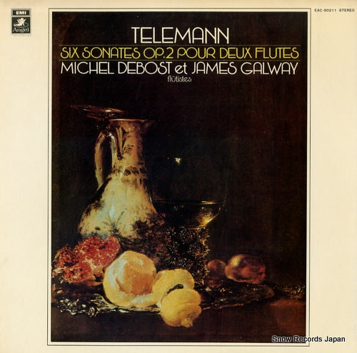 DEBOST, MICHEL telemann; six sonates op.2 pour deux flutes EAC-80211