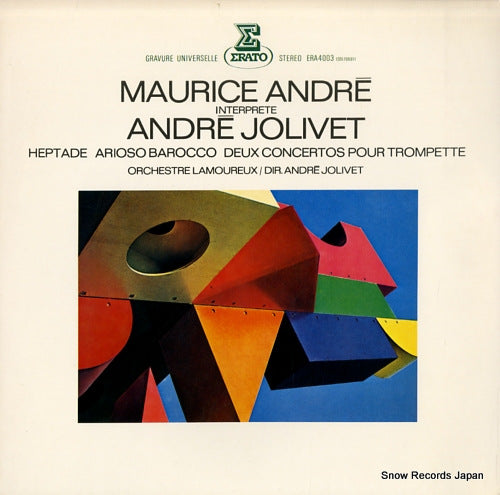 ANDRE, MAURICE jolivet; heptade pour trompette et percussion ERA-4003