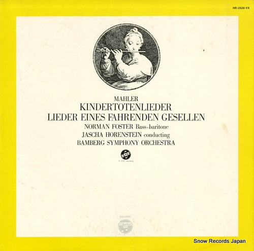 HORENSTEIN, JASCHA mahler; kindertotenlieder HR-1528-VX