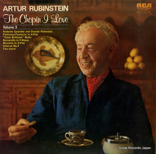 RUBINSTEIN, ARTUR the chopin i love volume 3 RX-2322