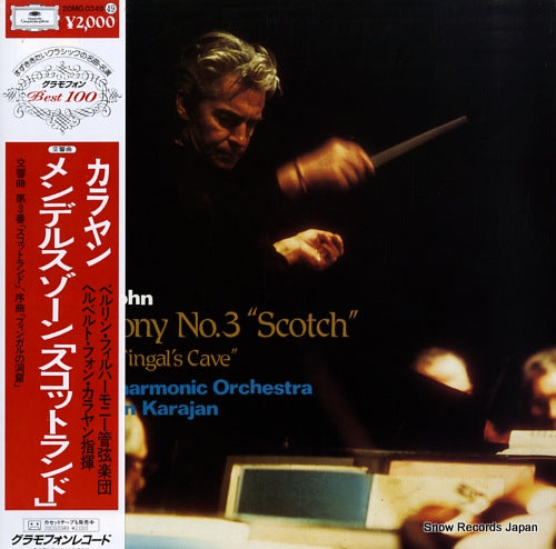 KARAJAN, HERBERT VON mendelssohn; symphony no.3 "scotch", overture "fingal's cave" 20MG0349
