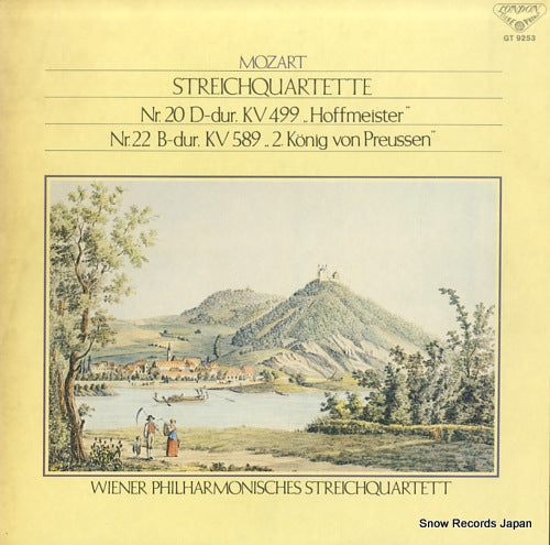 WIENER PHILHARMONISCHES STREICHQUARTETT mozart; streichquartette GT9253