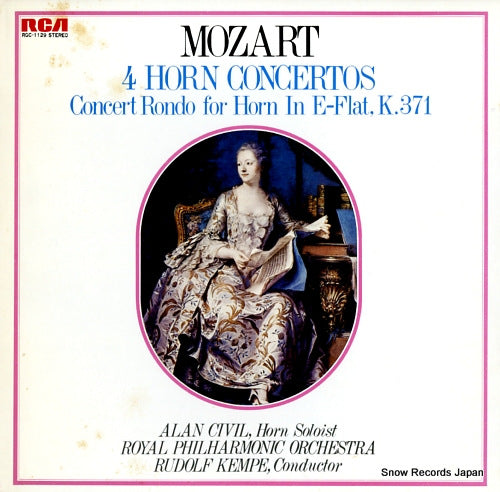 KEMPE, RUDOLF mozart; 4 horn concertos RGC-1129