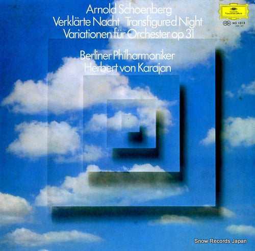 KARAJAN, HERBERT VON schoenberg; transfigured night MG1013