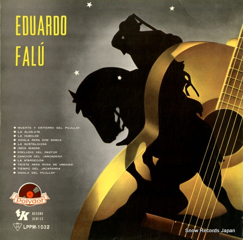 FALU, EDUARDO eduardo falu su voz y guitarra LPPM-1032