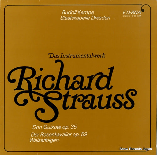 KEMPE, RUDOLF richard strauss; don quixote op.35 826624