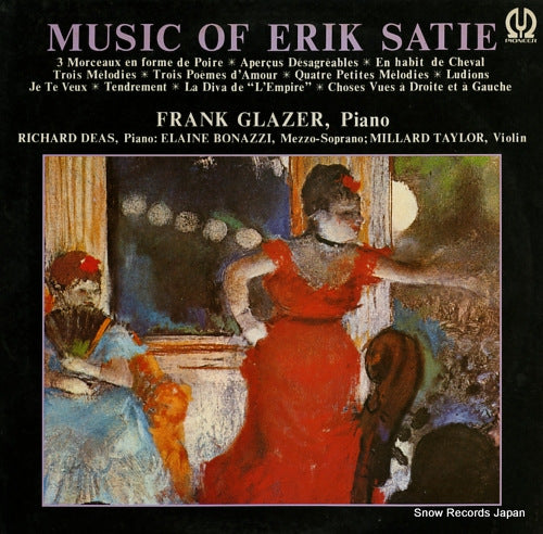 GLAZER, FRANK music of erik satie H-5015V
