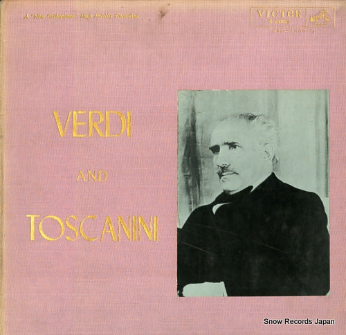 TOSCANINI, ARTURO verdi and toscanini A-2006