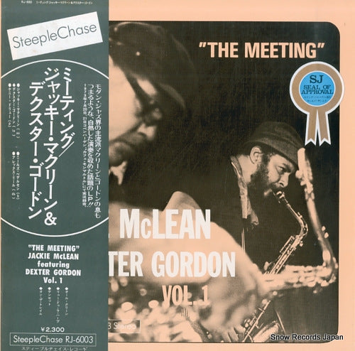 MCLEAN, JACKIE, FEATURING DEXTER GORDON the meeting RJ-6003