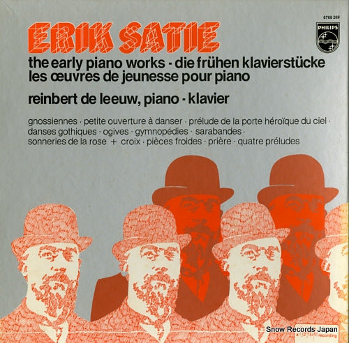 LEEUW, REINBERT DE satie; the early piano works 6768269