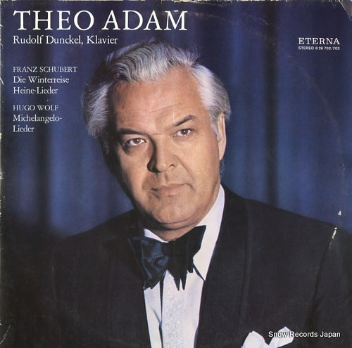 ADAM. THEO schubert; winterreise/heine-lieder 826702-703