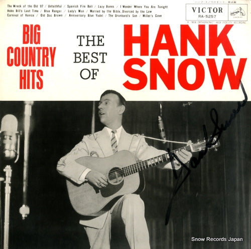 SNOW, HANK the best of hank snow vol 2 RA-5257