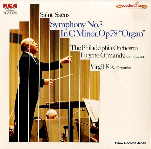 ORMANDY, EUGENE saint-saens; symphony no.3 in c minor, op.78 "organ" R4C-2047