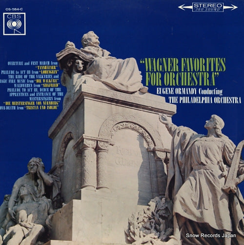 ORMANDY, EUGENE wagner favorites for orchestra OS-584-C