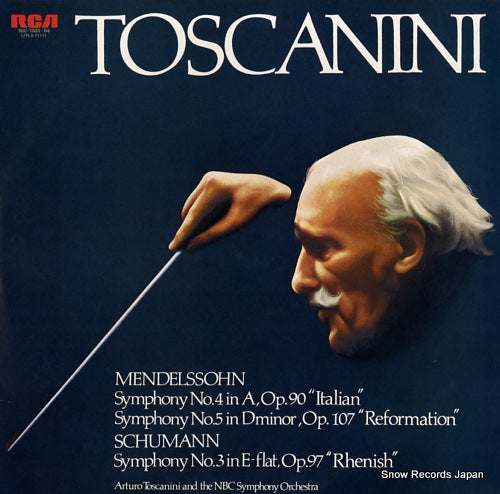 TOSCANINI, ARTURO mendelssohn; symphony no.4 in a, op.90 "italian" RGC-7583-84