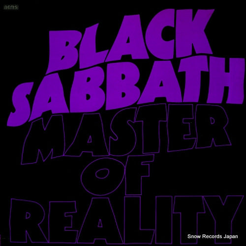 BLACK SABBATH master of reality SP18-5012