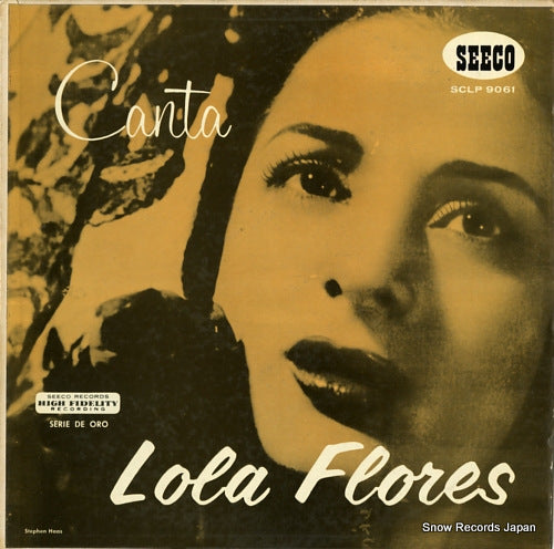 FLORES, LOLA canta lola flores SCLP9061