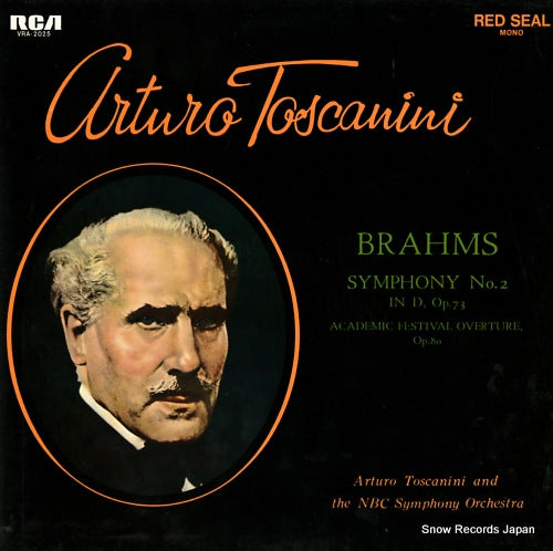 TOSCANINI, ARTURO brahms; symphony no.2 in d, op.73 VRA-2025