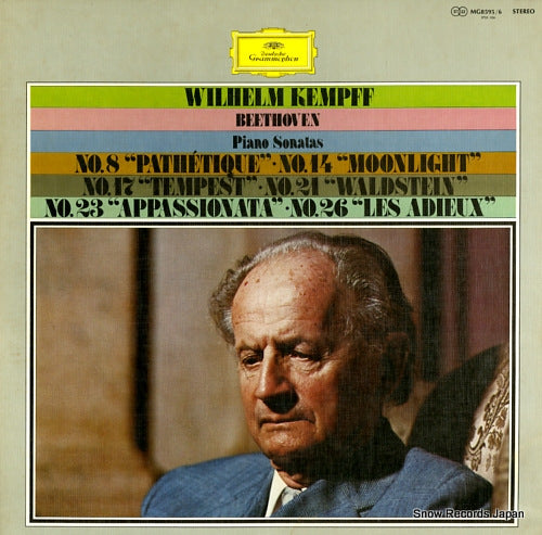 KEMPFF, WILHELM beethoven; piano sonata no.8 in c minor, op.13 "pathetique" MG8595/6