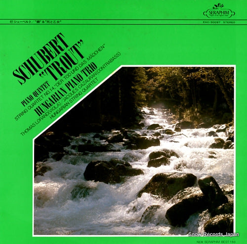 HUNGARIAN PIANO TRIO schubert; piano quintet in a major, d.667 "trout" EAC-30097