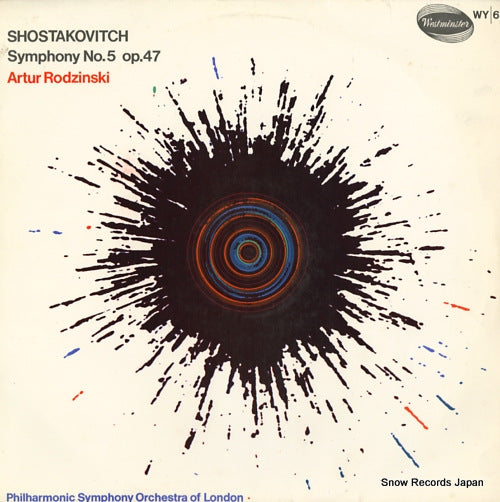 RODZINSKI, ARTUR shostakovitch; symphony no.5 op.47 WY6