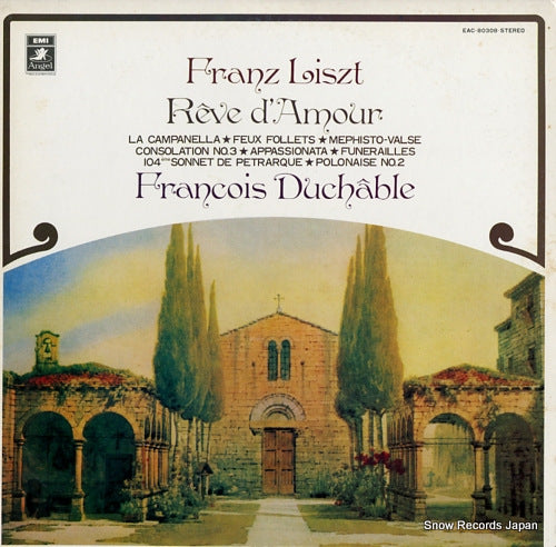DUCHABLE, FRANCOIS liszt; reve d'amour EAC-80308