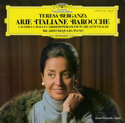 BERGANZA, TERESA arie italiane barocche MG1238